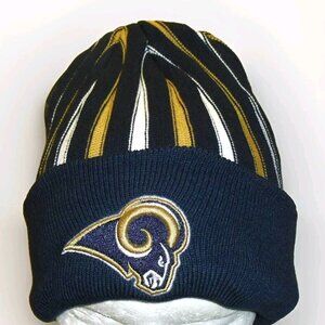 Los Angeles Rams Reebok Mens Adult Cuff Cuffed Beanie Winter Hat Cap New Nfl
